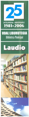 biblioteca_001a.jpg - 25 Aniversario Biblioteca Municipal de Laudio - Anverso y reverso